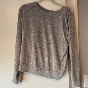 Gap Heather gray crew neck jersey shirt